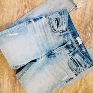 Kensie the Kelsey High rise High waist distressed Frayed skinny